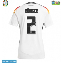 Tyskland Antonio Rudiger #2 Hjemmedrakt EM 2024 Kortermet